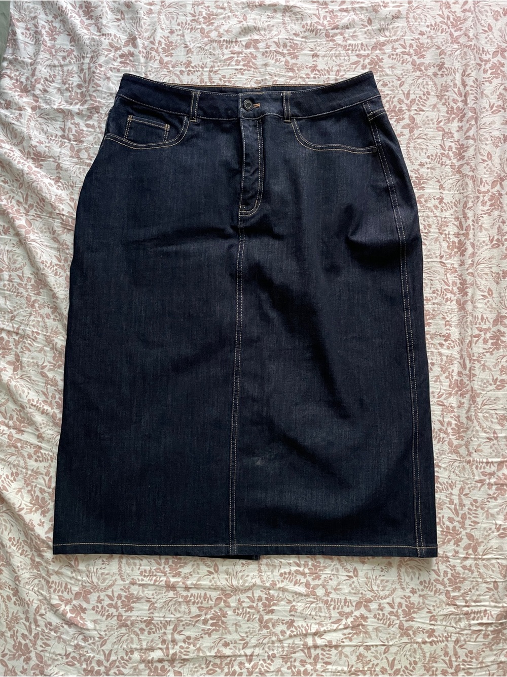 Commando Dark Blue Denim Pencil Skirt